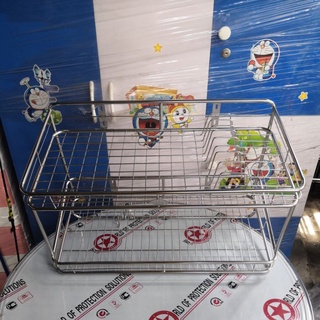 Kệ inox 2 tầng 201