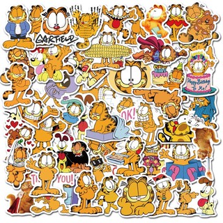 Set 50 miếng dán sticker mèo Garfield