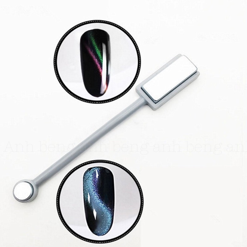 Nam châm 2 đầu hơ sơn gel tạo hình mắt mèo 3D mắt mèo kim cương phụ kiện nail giá rẻ