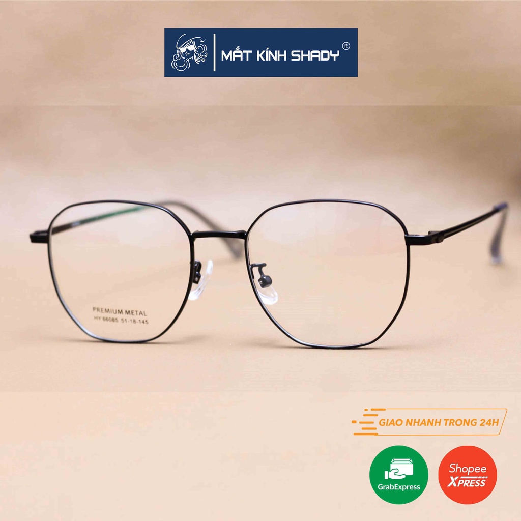 Gọng Kính Cận Hợp Kim Shady Unisex G2027 (Nhiều Màu)