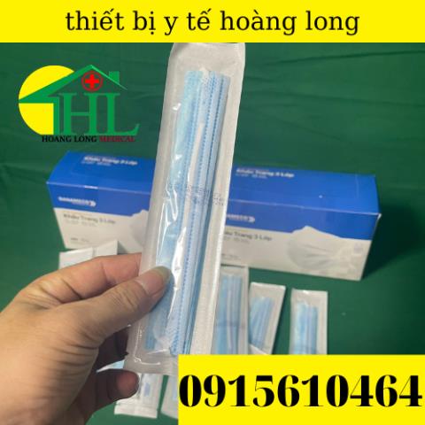 Khẩu Trang Y Tế Tiệt Trùng - Chính Hãng Danameco - 3 Lớp Kháng Bụi Hiệu Quả