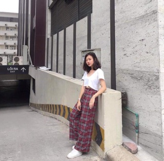 QUẦN CULOTTES KẺ CARO