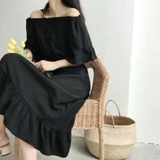[ Order] Váy trễ vai dài