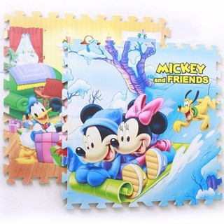 Bộ 4 miếng thảm lót sàn cho bé loại đại 60*60*1cm diện tích sàn 1,2 mét vuông