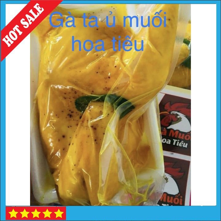 [HỎA TỐC - HCM ] Gà Ta Ủ Muối Hoa Tiêu 450gr Thơm Ngon Hàng Chuẩn