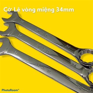 Cờ lê vòng miệng 34mm 2 đầu