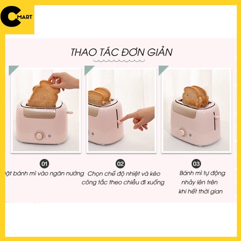 Máy Nướng Bánh Mì Bear DSL-601 Chính Hãng]