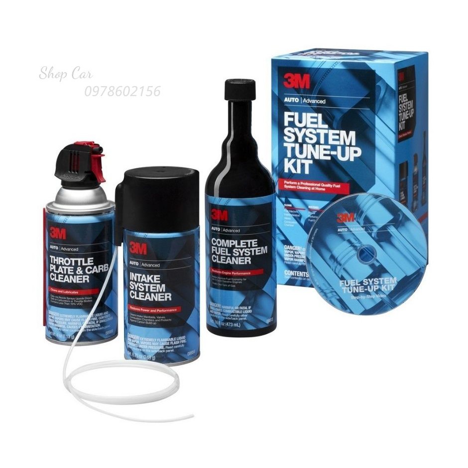 Súc Cặn Bình Xăng, Dầu Ô Tô 3M Complete Fuel System Cleaner 08813