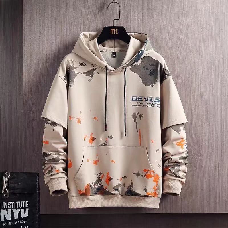 Áo Hoodie Dáng Rộng Phong Cách Nhật Bản Thời Trang Mùa Thu Mới Cho Nam