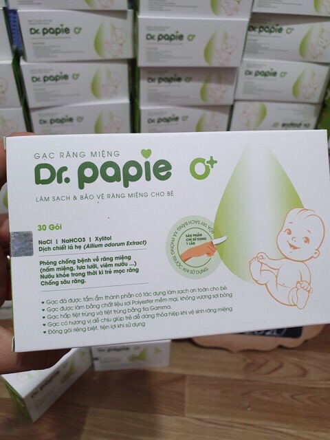 Rơ lưỡi Dr Papie 30 gói