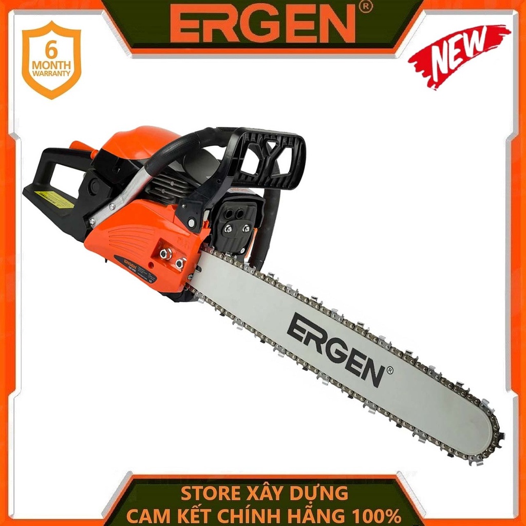 MÁY CƯA XÍCH CHẠY XĂNG 2300W 55CC ERGEN GS-958- HÀNG CHÍNH HÃNG
