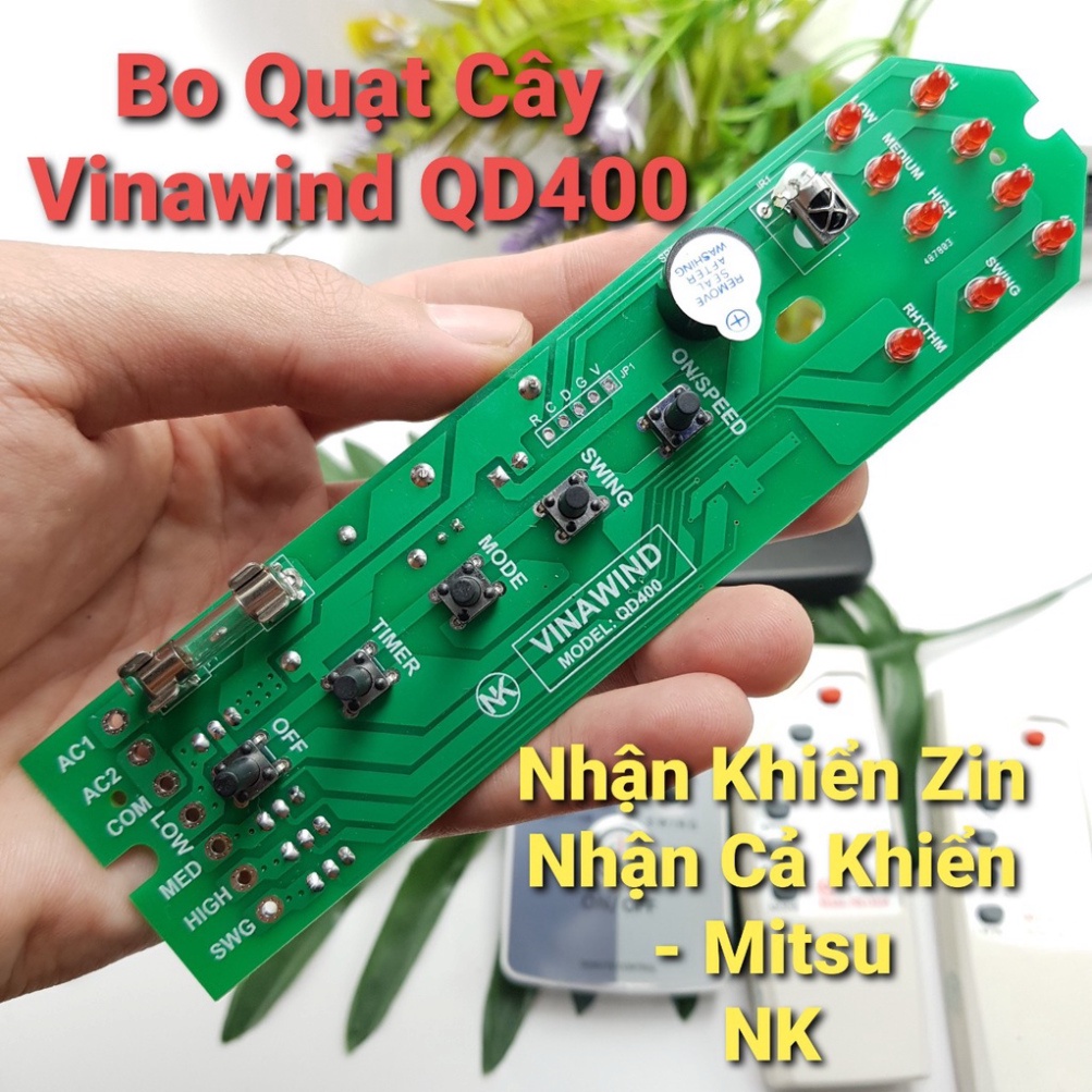 Bộ mạch quạt cây Vinawind Điện cơ thống nhất QD400 QD 400