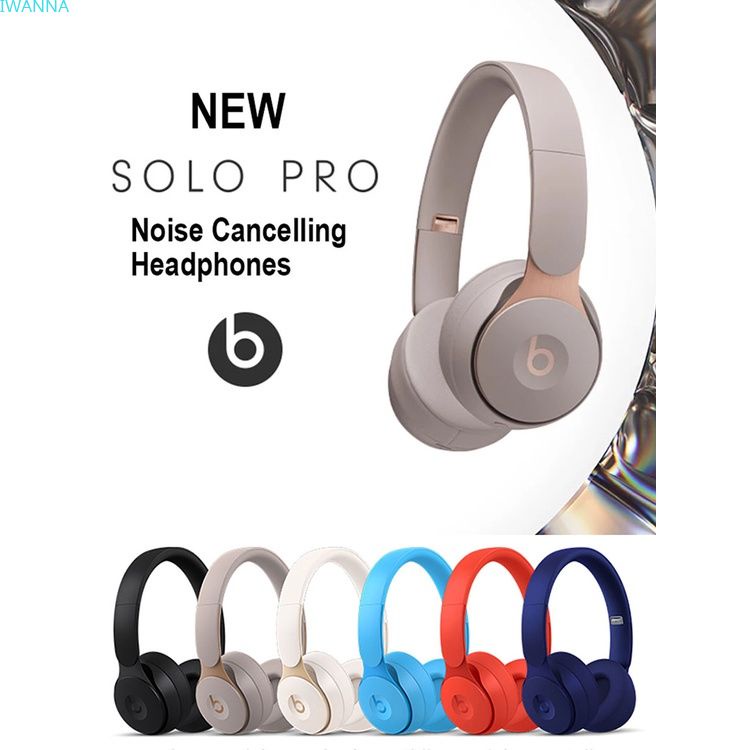 【Ready stock】 Nhịp Đập Solo Pro Không Dây Bluetooth Tai Nghe Đầu gắn trên Có Thể Gập Lại Tai Nghe Rảnh Tay Mic 2 √