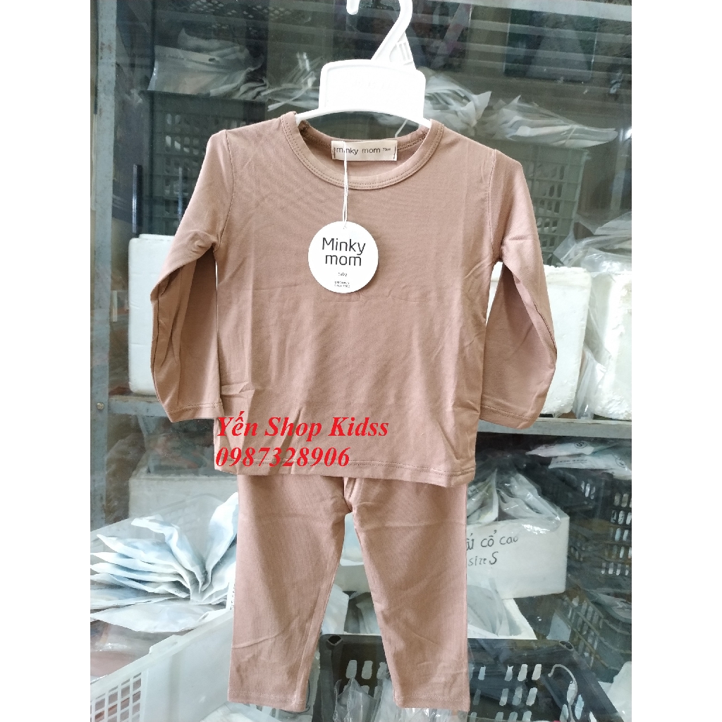 Bộ Cotton Thun Lạnh Màu Trơn Cực Đẹp Cho Bé (SP000867) | WebRaoVat - webraovat.net.vn