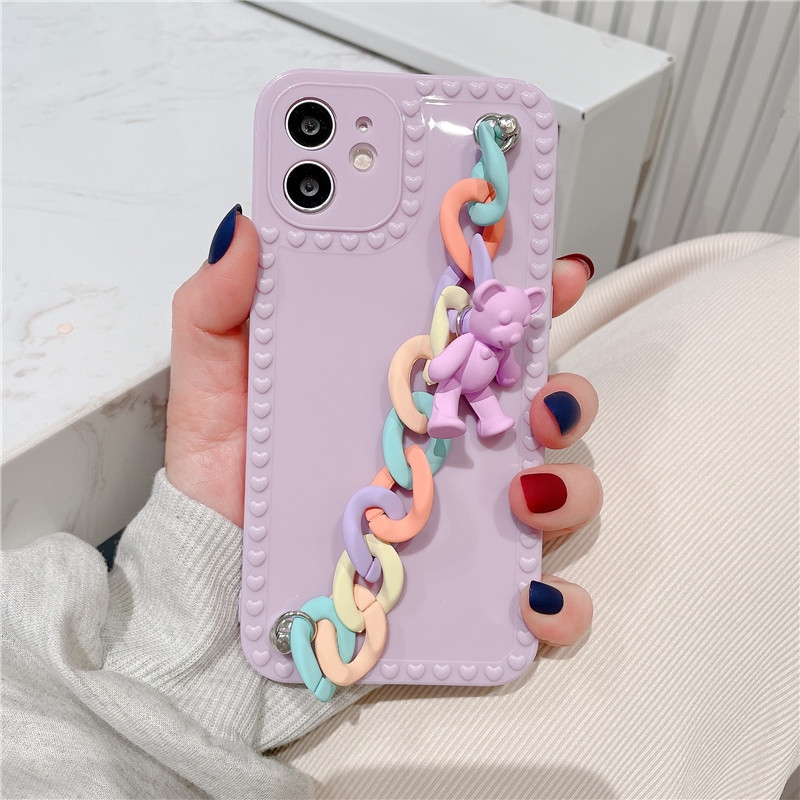 Ốp Lưng Chống Rơi Hình Gấu Đáng Yêu Cho Iphone 12 Pro Max Mini 11 6 6s 7 8 Se 2020 Plus X Xs Xr Xsmax 6 + 6s + 7 + 8 + 6p 7p 8p 11p 12p | BigBuy360 - bigbuy360.vn