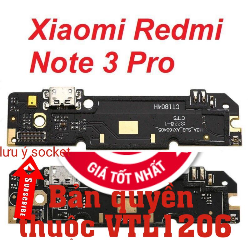 Cụm chân Sạc Xiaomi Note 3 Pro NewZin