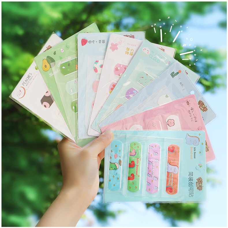 Băng Keo Cá Nhân Kháng Nước Thoáng Khí Dễ Thương Cho Học Sinh