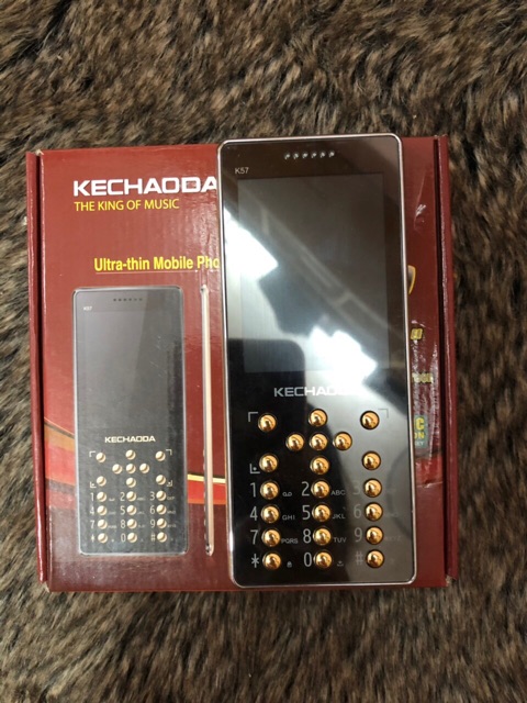 Điện thoại kechaoda K57 phím mobiado lưng cá sấu hàng công ty bảo hành 12 tháng