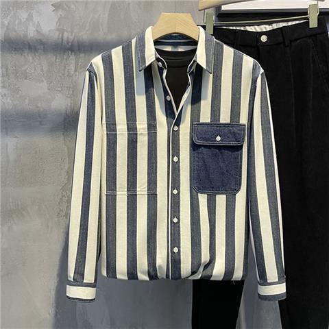 Áo Sơ Mi Nam Dài Tay Sọc Dọc Nhiều Màu Sắc Thời Trang