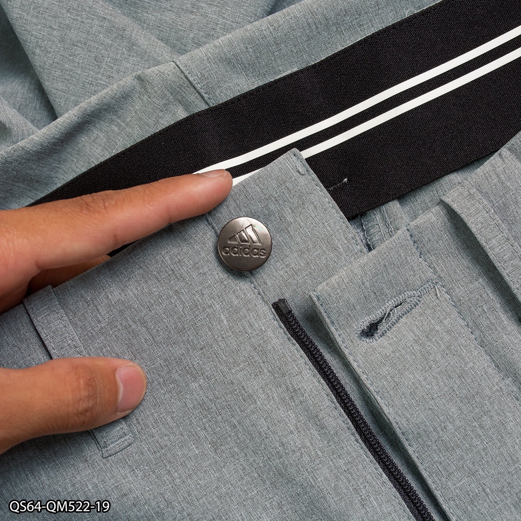 Quần short golf Adidas QS64 - thể thao nam xi dãn xịn in viền lưng VNXK