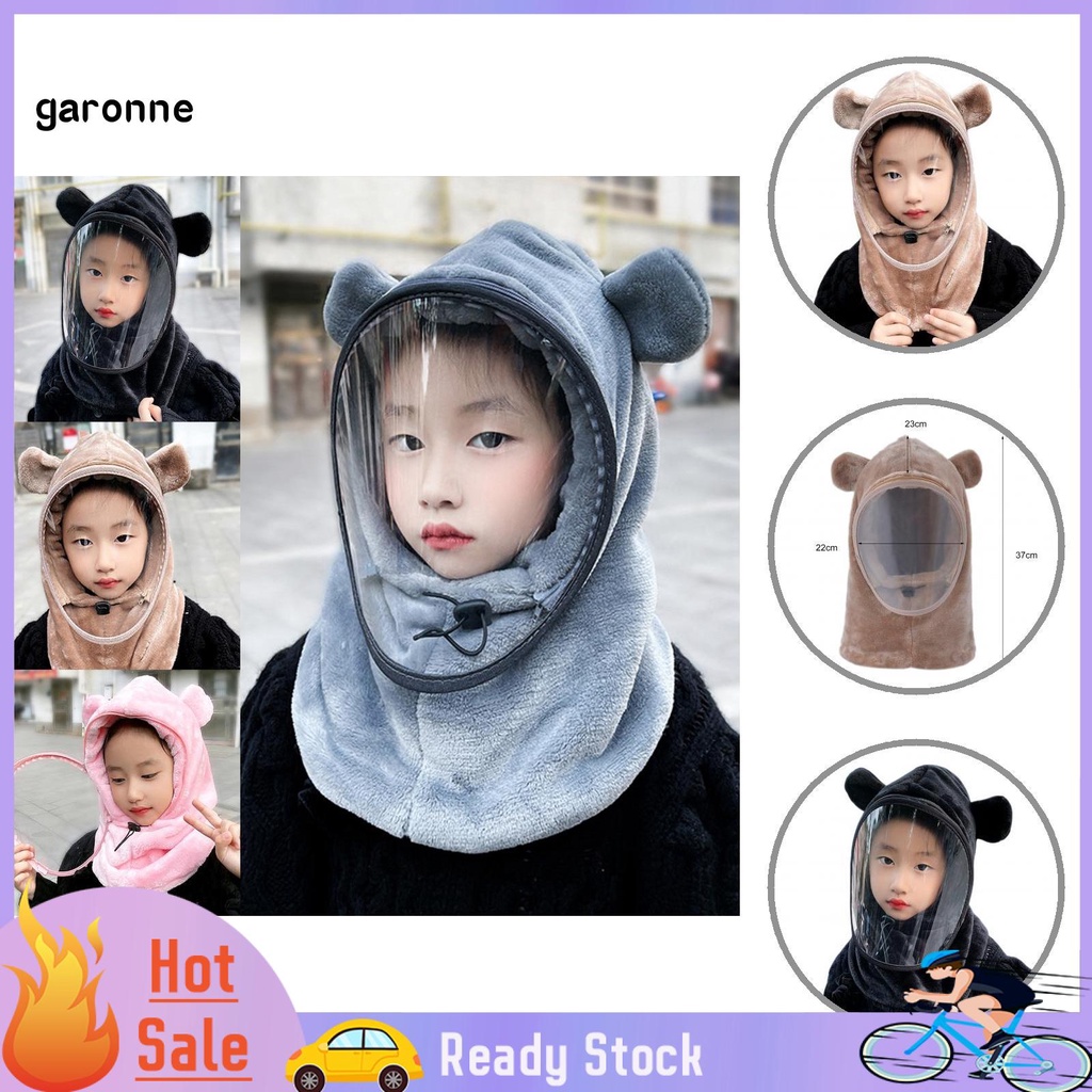 Mũ trùm đầu bảo vệ tai giữ ấm chống lạnh dành cho bé khi hoạt động ngoài trời