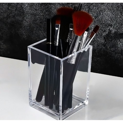 Hộp đựng cọ trang điểm/ Hộp mica đựng cọ giá tại xưởng
