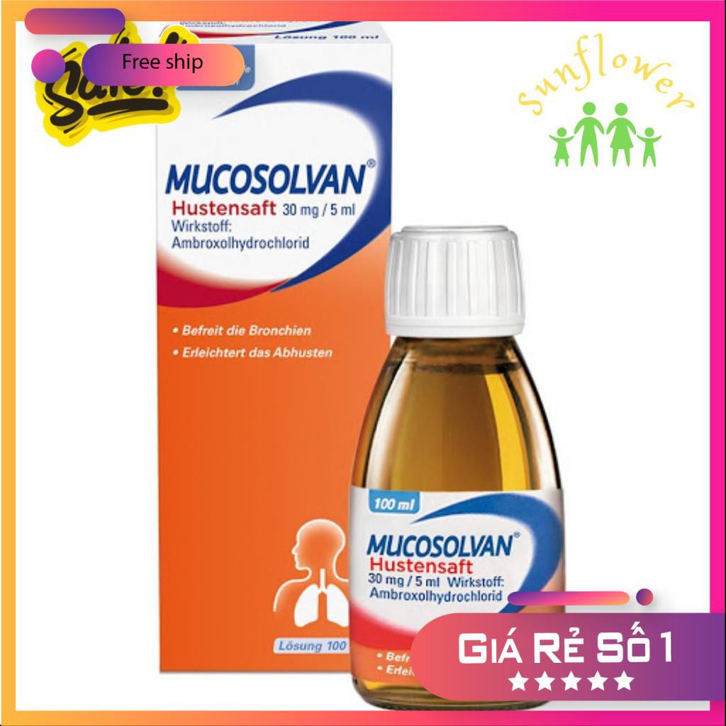 Siro long đờm Mucosolvan Đức 100ml