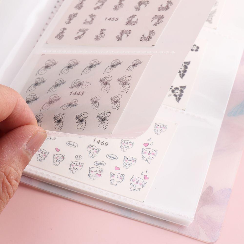 Hộp Rỗng 120 Ngăn Đựng Miếng Dán Móng Nghệ Thuật