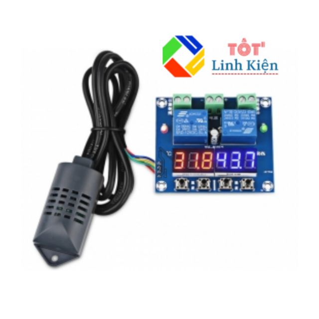 Bộ điều khiển nhiệt độ độ ẩm XH-M452 Relay 12VCD