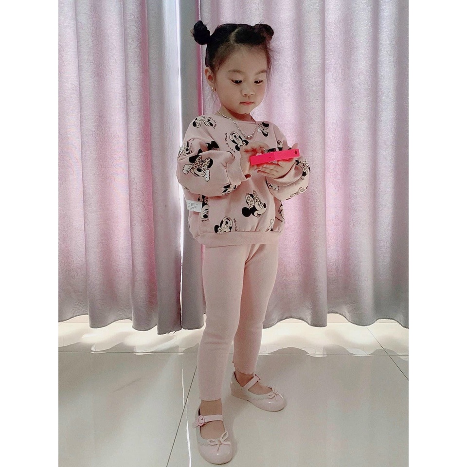 Bán sỉ= lẻ bộ cotton in mickey bé gái 8-17kg