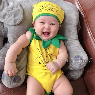 Bộ Bodysuit Cho Bé Nhiều Hình Trái Cây - Mihababy - BDS_MIX