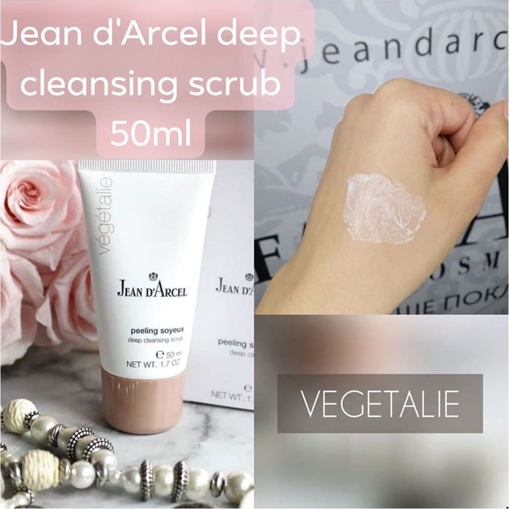 ✅[Siêu Cấp Chính Hãng] Kem dạng hạt làm sạch tế bào sừng Jean D’Arcel Deep Cleansing Scrub_50ml