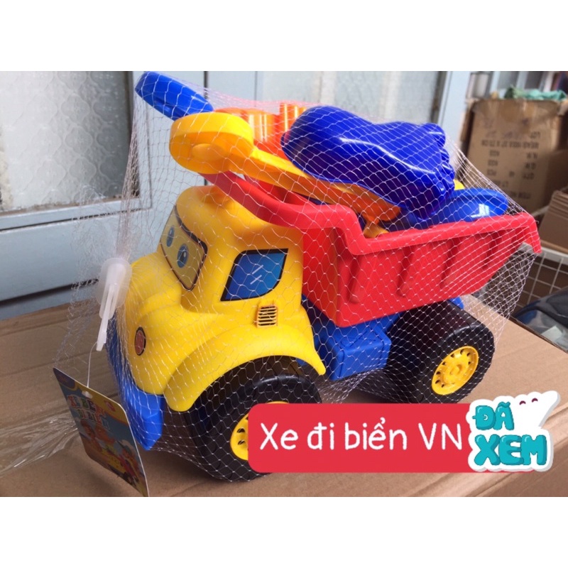 Đồ chơi cát - Xe tải chơi cát size to 30cm Hàng Việt Nam