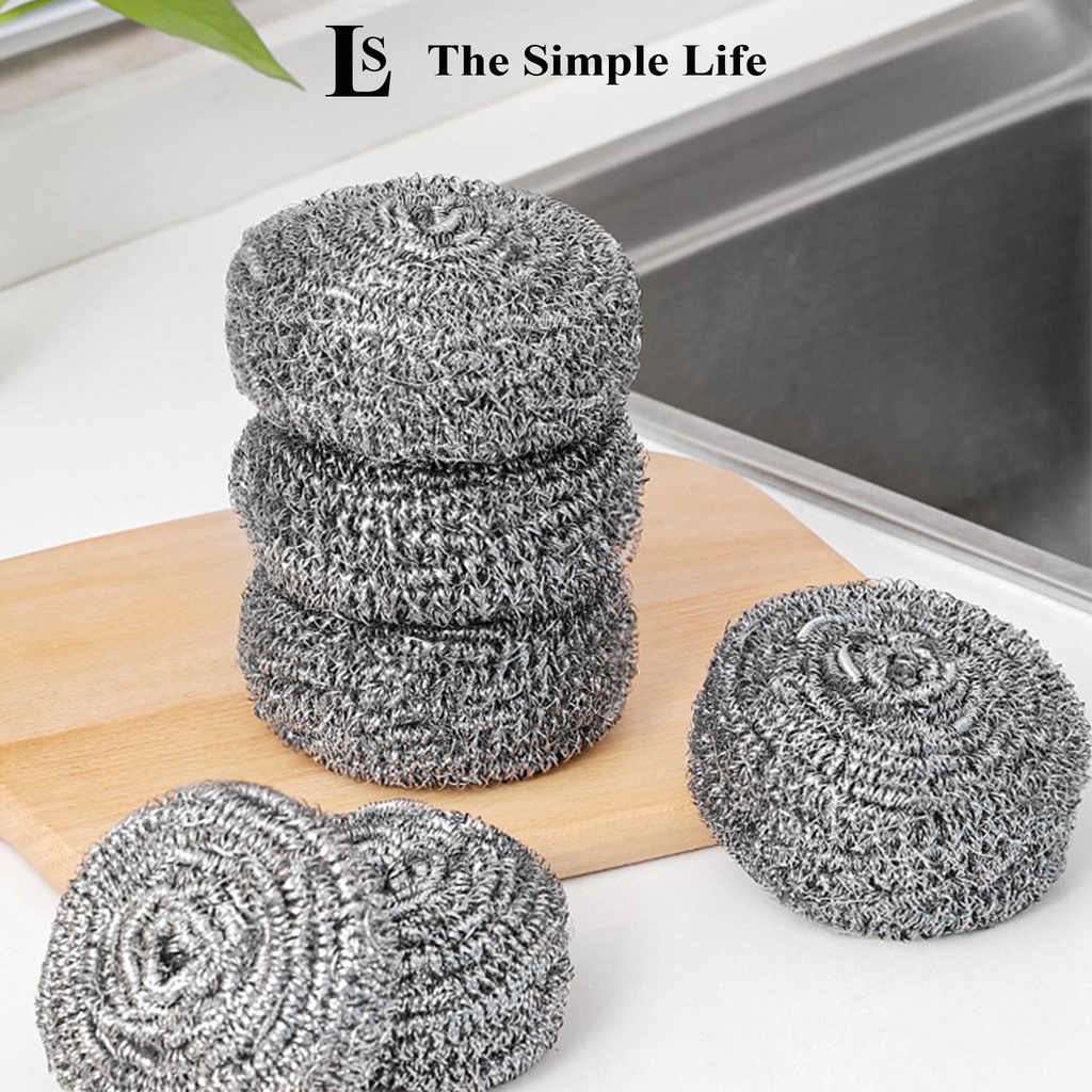 Miếng chà rửa xoong nồi, bùi nhùi thép không gỉ chà nồi, chén, bát cao cấp chất lượng cao Coco Shangjia [CHÍNH HÃNG]