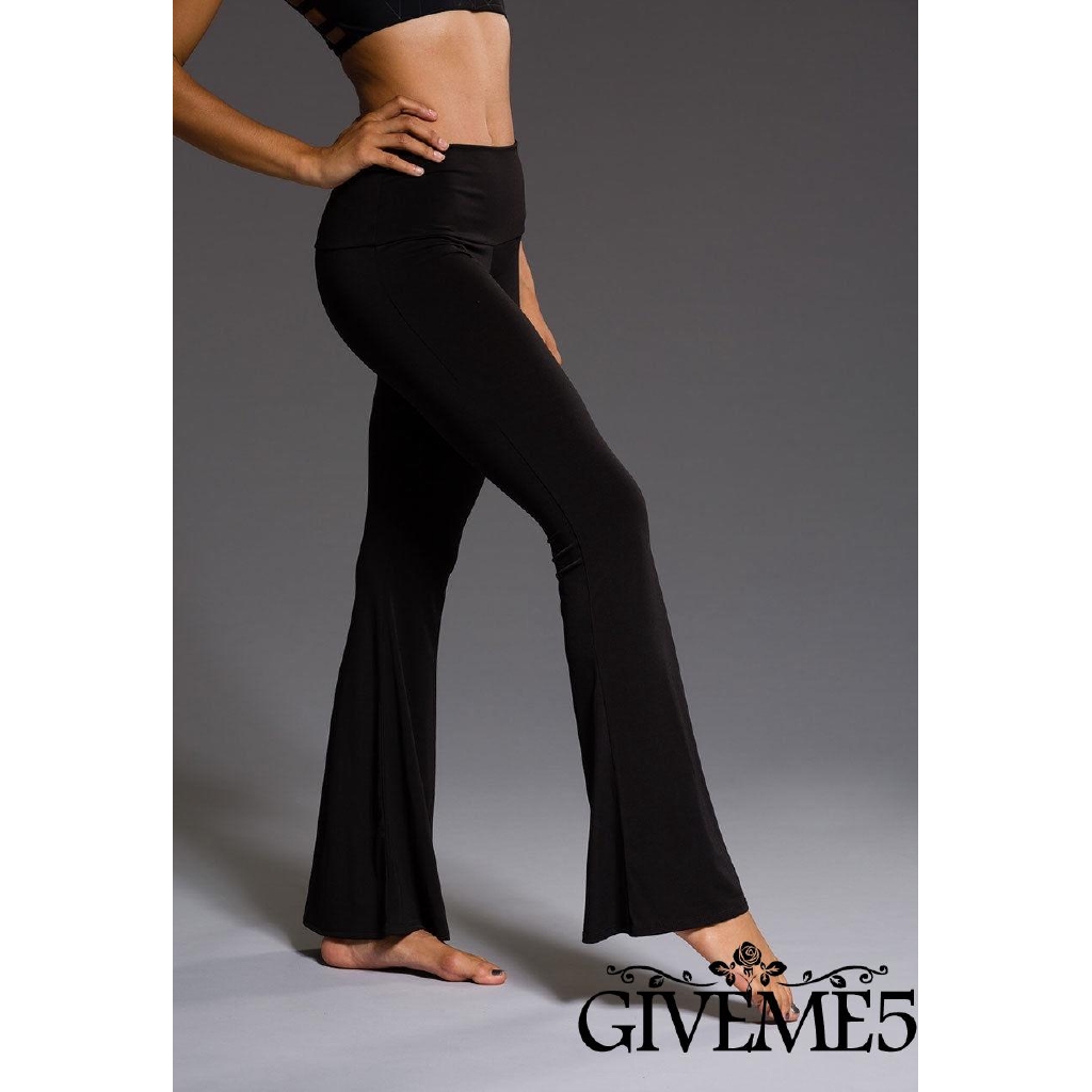 Quần dài lưng cao ống rộng phong cách cổ điển cá tính cho nữ