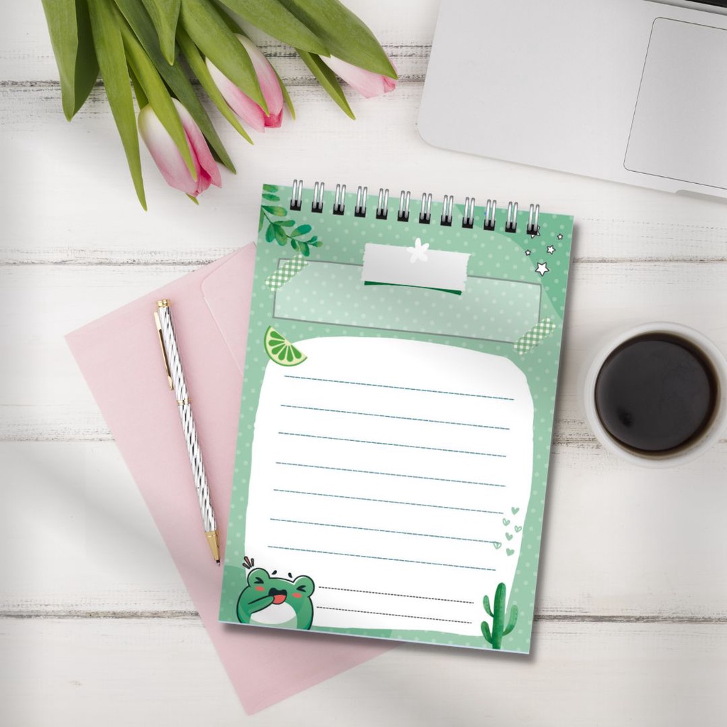 Sổ tay ghi chép từ vựng, lập kế hoạch lịch trình tiện lợi, có thể xé rời size 14.5x10cm