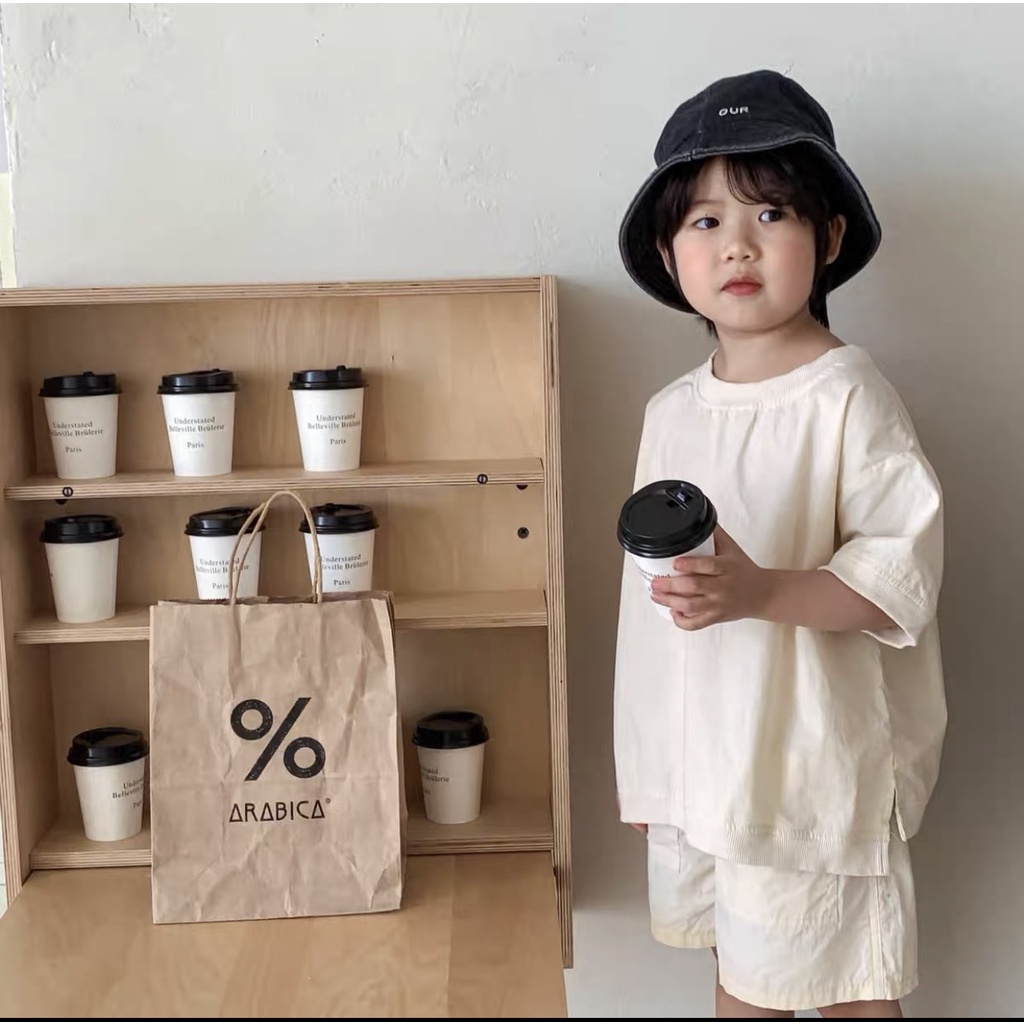 Sét Cộc Tay Cho Bé Trai Và Bé Gái, Bộ Cộc Tay Trơn Cho Bé Cân Nặng Từ 5kg - 32kg Quần Áo Trẻ EM BETHO KIDS