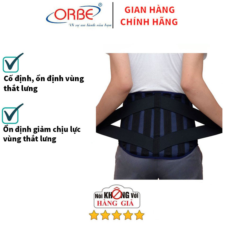 Đai thắt lưng ORBE H1 - Cố định, ổn định vùng thắt lưng