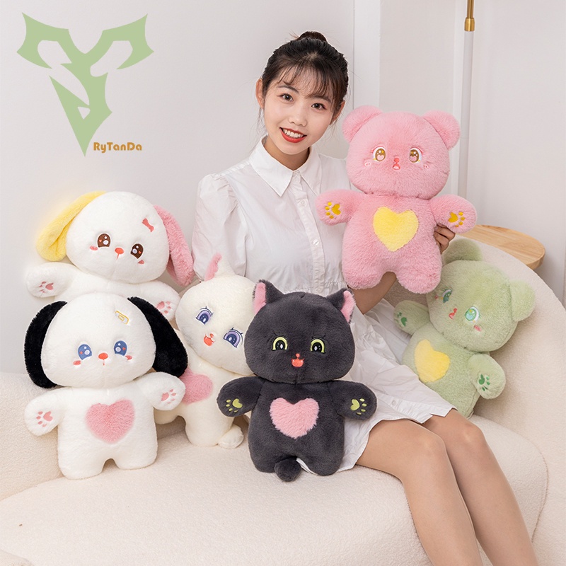 Đồ chơi nhồi bông Hình Chó Mèo Dễ Thương Cho Bé