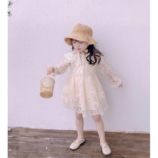 Váy ren tiểu thư cho bé gái