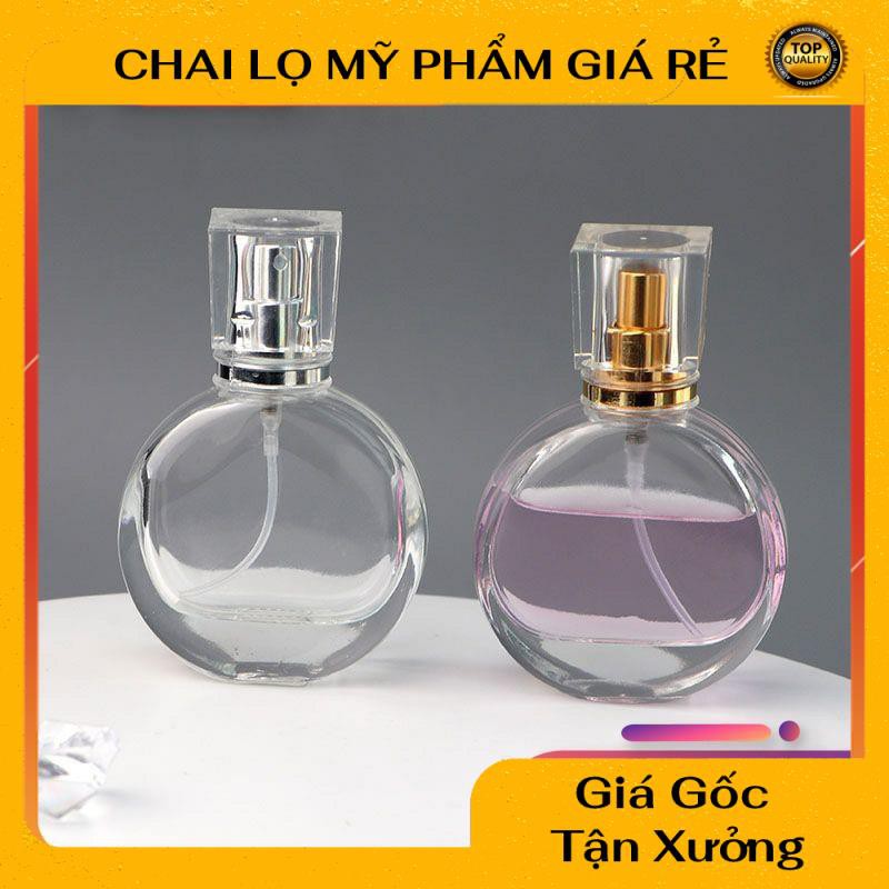 Lọ Chiết Nước Hoa ❤ RẺ VÔ ĐỊCH ❤ Chai lọ chiết nước hoa hình chữ O 25ml đựng dầu thơm , phụ kiện du lịch