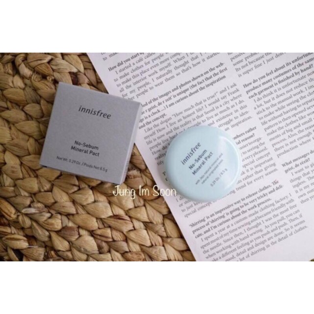 Phấn Nén Dành Cho Da Dầu Innisfree No - Sebum Mineral Pact Innisfree