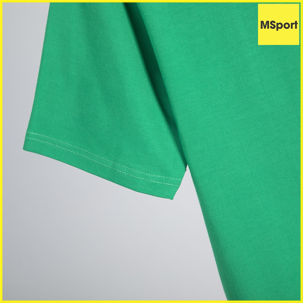 Áo Thun Trơn Nam Cổ Tròn Màu Xanh Két Chất Vải Cotton 100% Mềm Mịn Thấm Hút Mồ Hôi Tốt