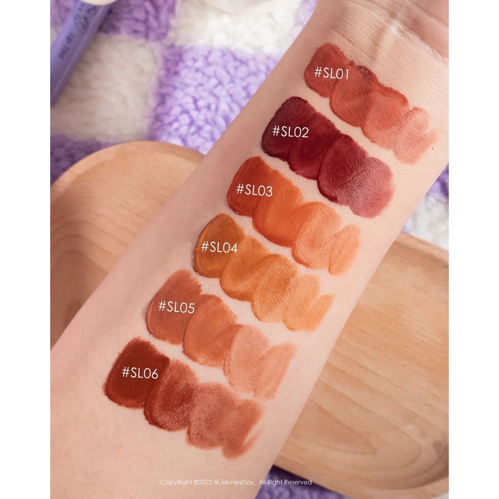 Combo 2 Son Kem Lì Merzy Bite The Beat Mellow Tint 4g + Son Kem Lì Merzy Soft Touch Lip Tint 3g