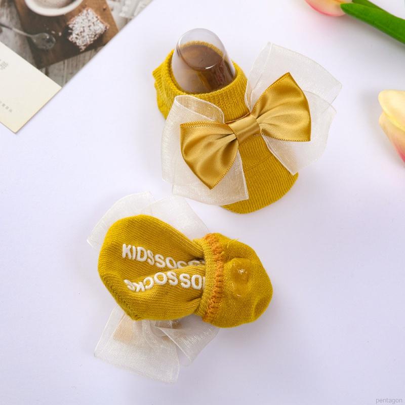 Set 2 băng đô vải cotton đính nơ xinh xắn cho bé gái