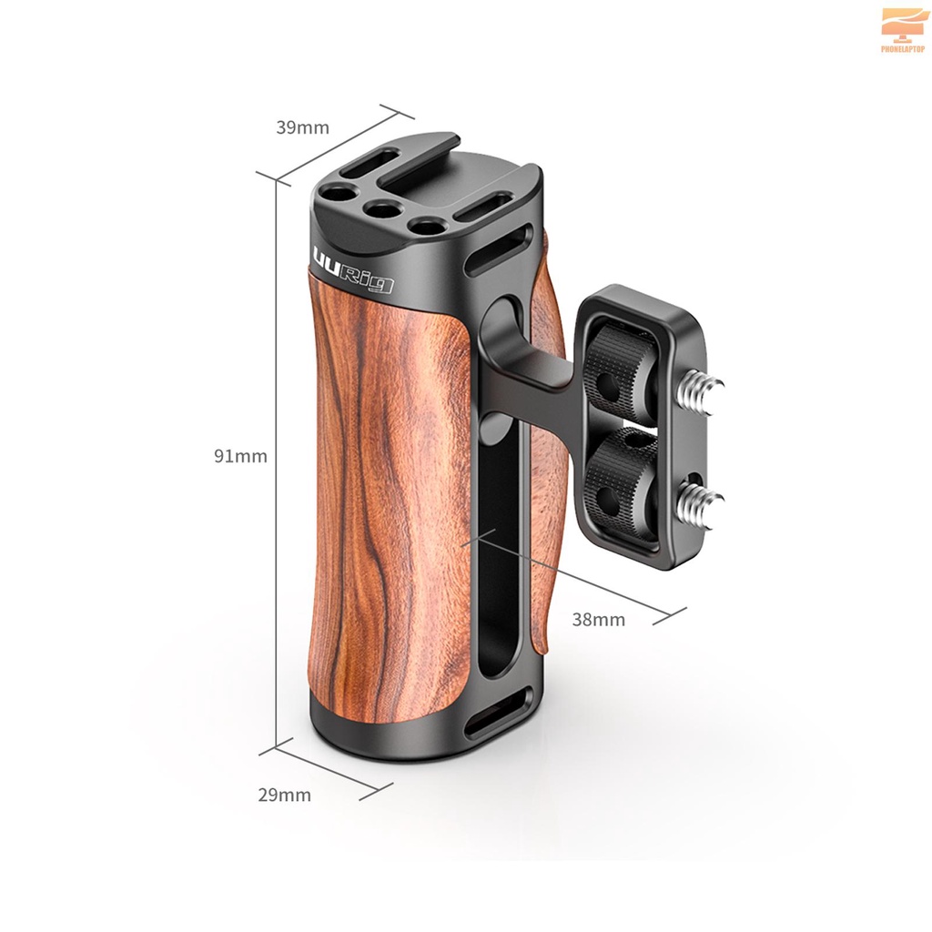 Tay Cầm Máy Ảnh Bằng Gỗ Uurig Với Lỗ Gắn 1 / 4