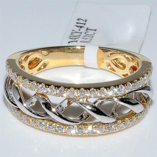 Nhẫn Mạ Vàng 18k Đính Đá Thời Trang Cho Nữ