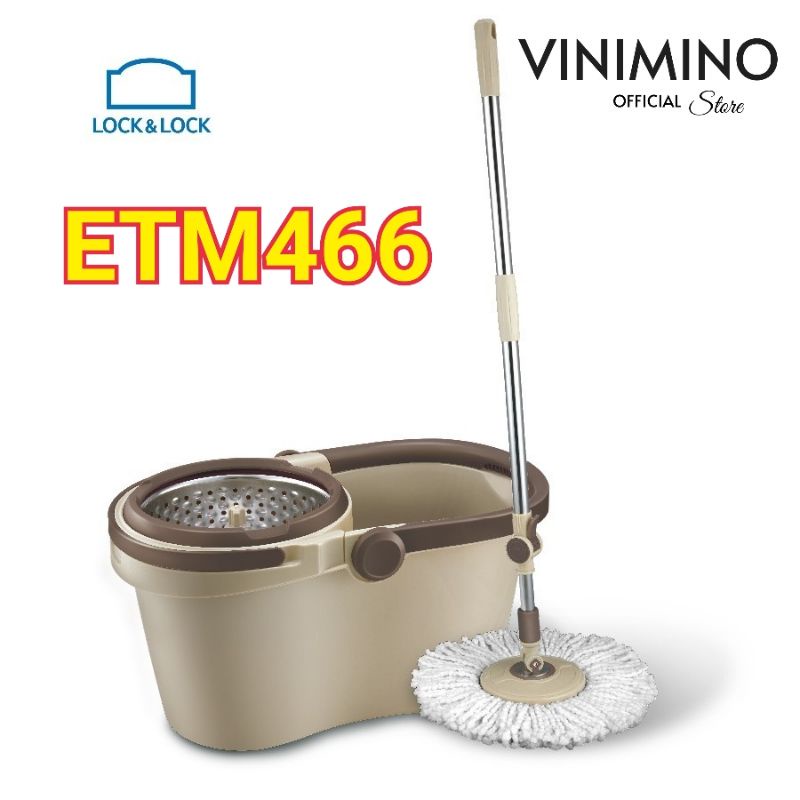Bộ cây lau nhà xoay tay LOCK ETM498 | ETM466 - Vinimino