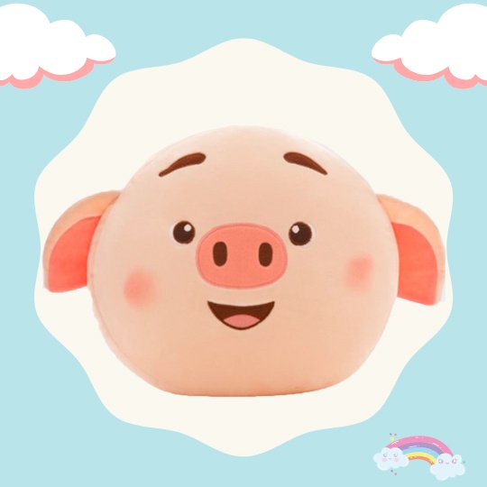 GẤU BÔNG TRÒN MẶT HEO TIKTOK CỰC XINH 40CM