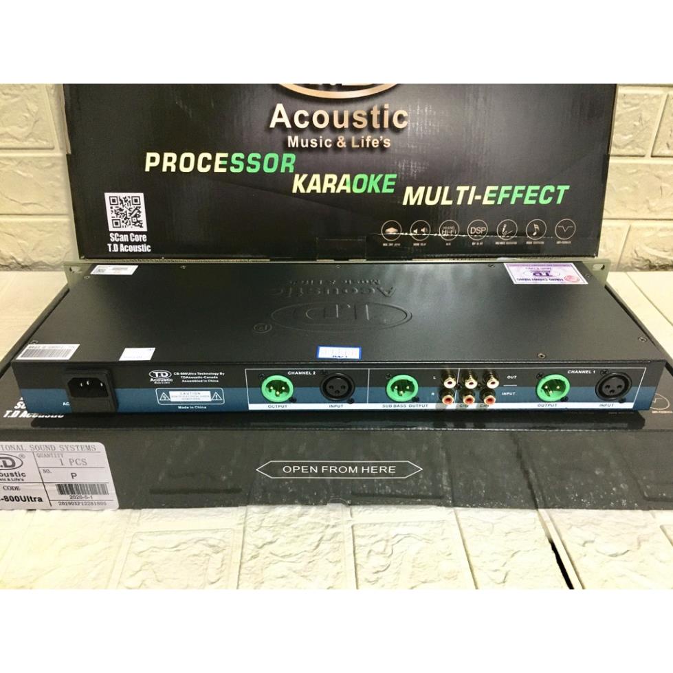 Nâng Tiếng TD CB800 untral Nâng Bass Căng,Treb Sáng. Chỉnh Nhạc Cực Hay Cho Bộ Dàn Âm Thanh Karaoke
